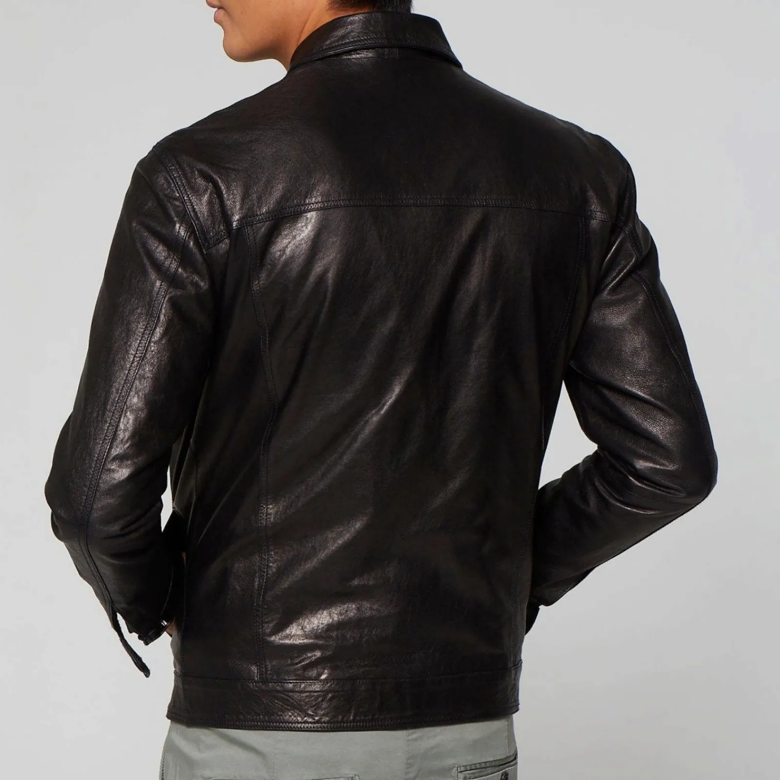 A.S.98 #N/A-LEADERJACKEN BRUCE NERO