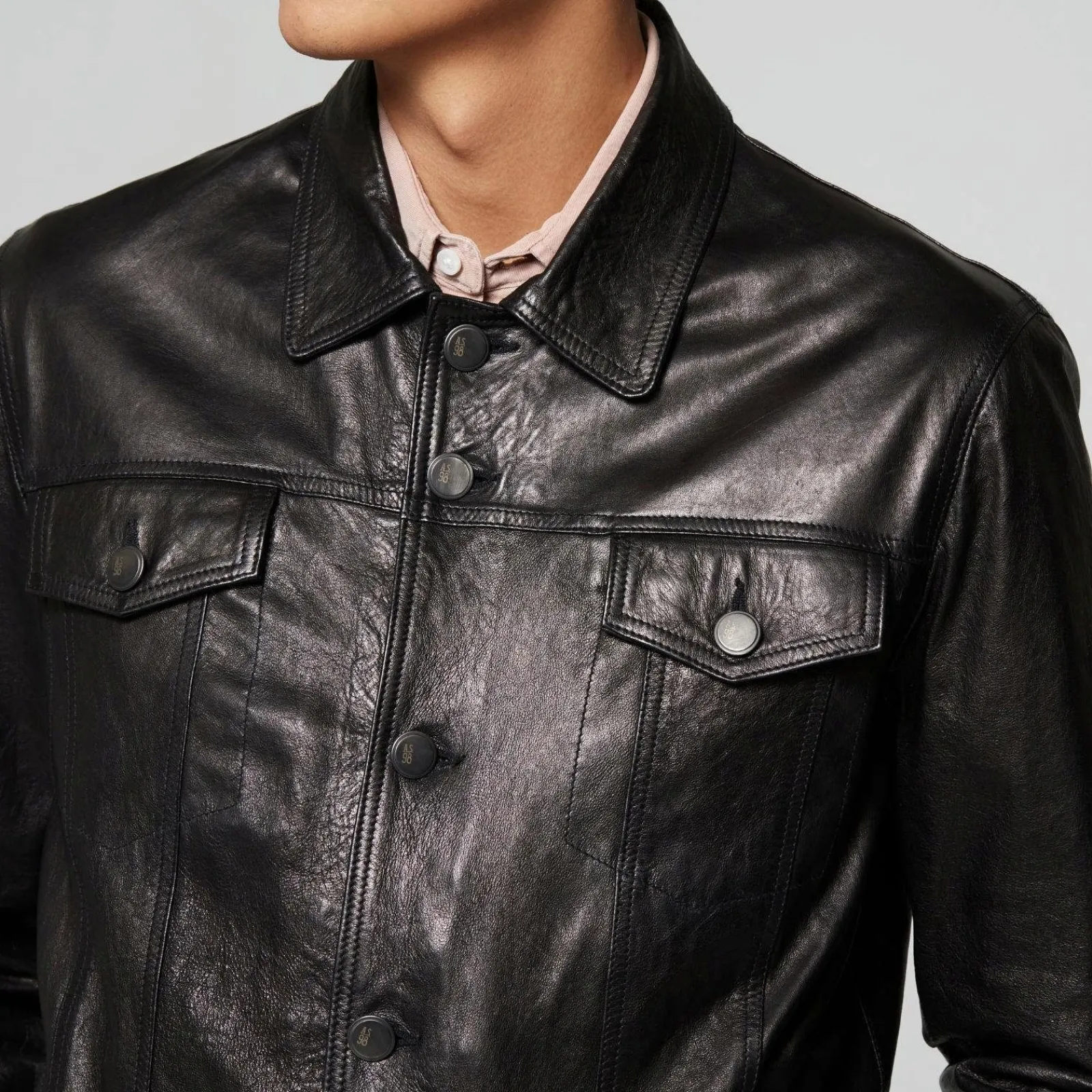 A.S.98 #N/A-LEADERJACKEN BRUCE NERO