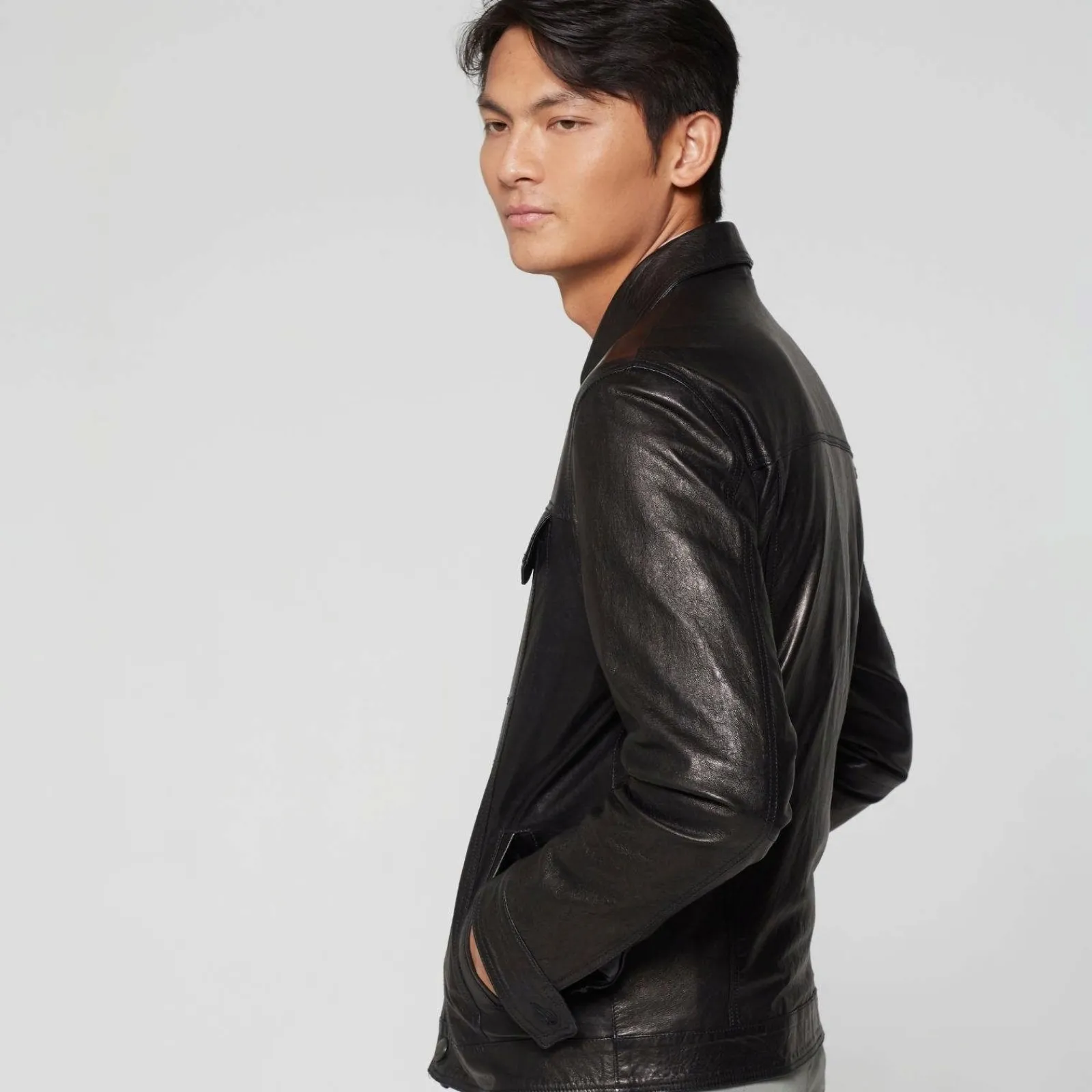 A.S.98 #N/A-LEADERJACKEN BRUCE NERO