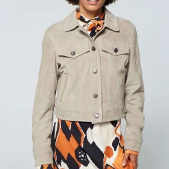 A.S.98 Jacken-LEADERJACKEN JASON GRIGIO CHIARO