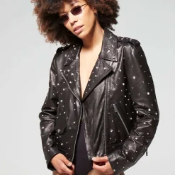 A.S.98 Jacken-LEADERJACKEN KATY NERO