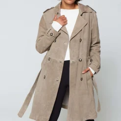 A.S.98 Jacken-LEADERJACKEN QUINCY GRIGIO CHIARO